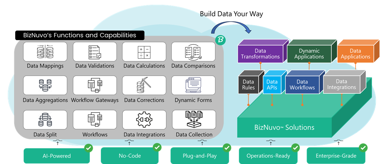 BizNuvo Platform Features Diagram